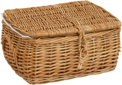 メルカドかご収納雑貨の店 ぽってりかわいいフタ付きかご