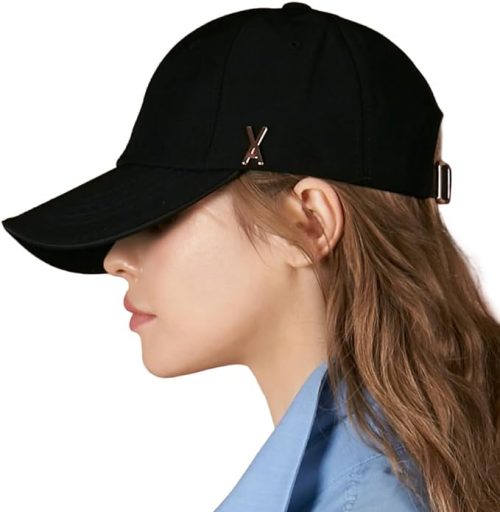 バザール(VARZAR) スタッズ ロゴ オーバーフィット ベースボール キャップ