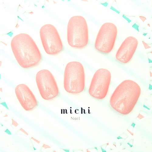 ミチネイル(michi nail) ドラジェピンクネイル