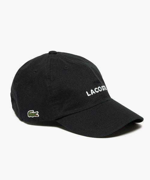 ラコステ(LACOSTE) ウォッシュドツイルローキャップ