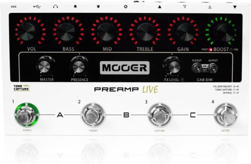 ムーアー(MOOER) Preamp Live デジタルプリアンプモデラー