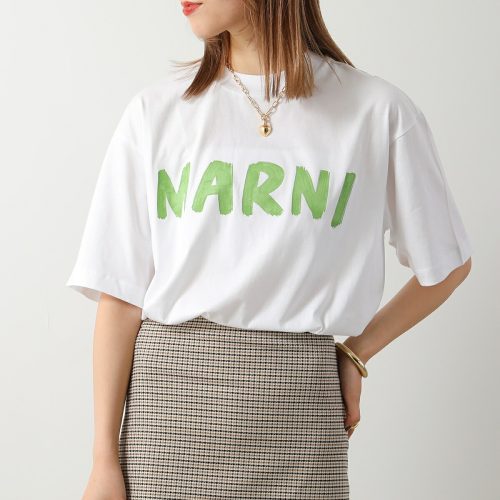 マルニ(MARNI) クルーネックTシャツ ボクシーフィット