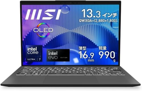 エムエスアイ(MSI) Prestige 13 AI Evo A1MG 1103JP Prestige-13-AI-Evo-A1MG-1103JP 2024