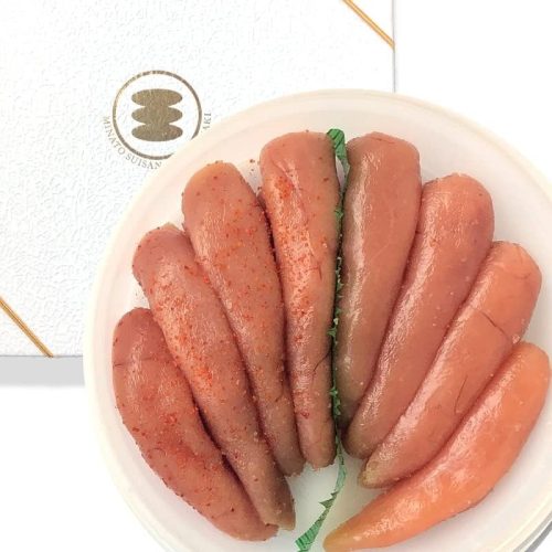 愛情たらこのみなと 無着色のたらこと明太子450g