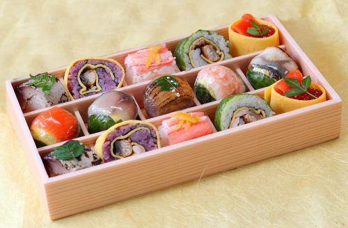 うめもり あでやか手鞠わさび葉寿し 15個入