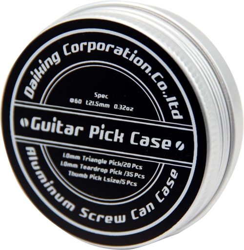 Daiking オリジナルアルミ缶ギターピックケース