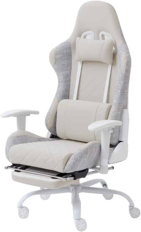 ヤマソロ(YAMASORO) フットレスト付きゲーミングチェア PROST