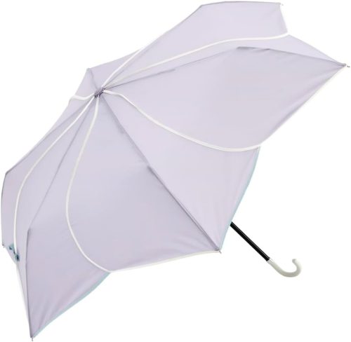 ビコーズ(because) バイカラーパイピング はなびらミニ折り畳傘