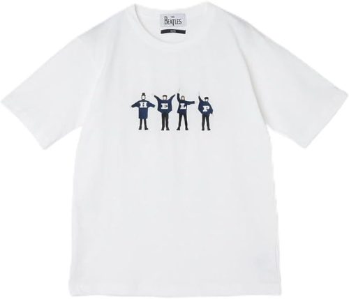 シップス(SHIPS) THE BEATLES エンブロイダリー Tシャツ 24SS