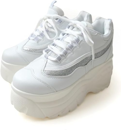 アミアミ(AmiAmi) レースアップ厚底スニーカー