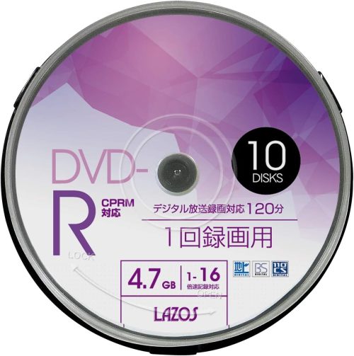 Lazos DVD-R L-CP10P 2019