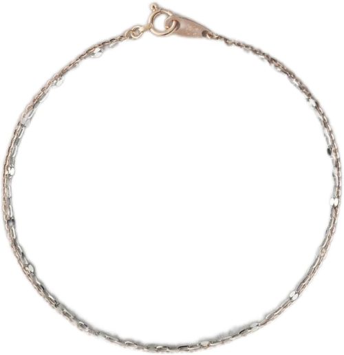 エテ(ete) ミストピンク K10 レイヤード ブレスレット バイカラー