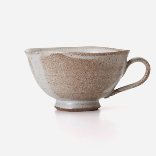 河敦 益子焼 薄もやスープカップ