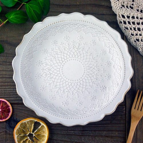 わかさま陶芸 フレンチレース プレート