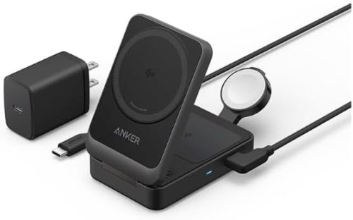 アンカー(ANKER) MagGo Wireless Charging Station Foldable 3-in-1 B2557 2024