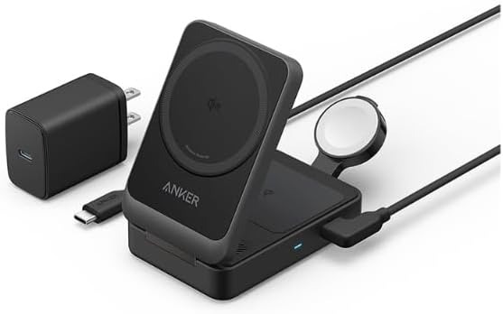 アンカー(ANKER) MagGo Wireless Charging Station Foldable 3-in-1 B2557