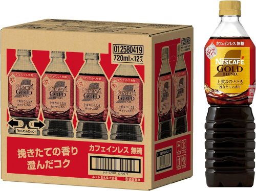 ネスレ(Nestle) ネスカフェゴールドブレンド 上質なひとときボトルコーヒー カフェインレス 無糖