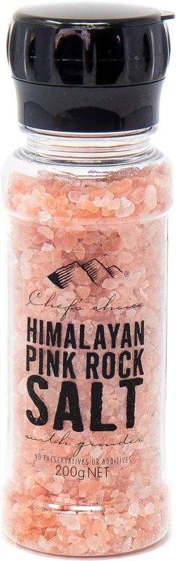 シェフズチョイス(Chef's Choice) ヒマラヤ岩塩 ミル付き BPAフリーボトル Pink Rock Salt with Grinder ピンクソルト