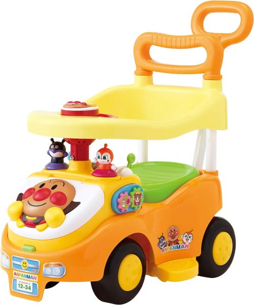 アガツマ(AGATSUMA) アンパンマン よくばりビジーカーDX 押し棒＋ガード付き