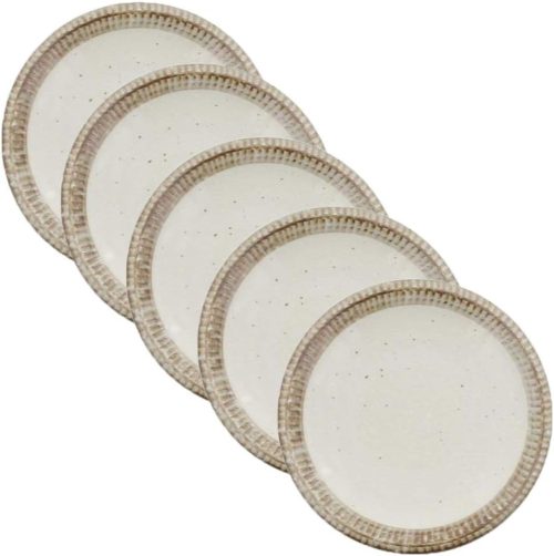 EAST table 渕錆粉引 大皿