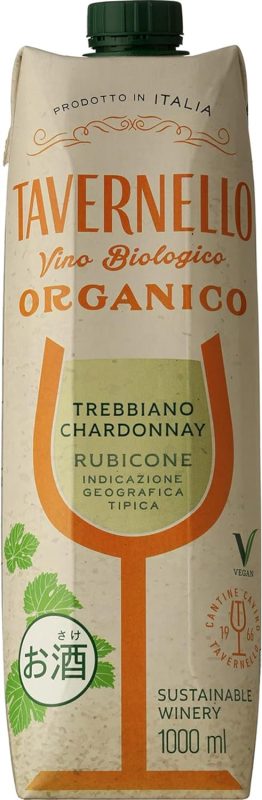 カヴィロ(CAVIRO) タヴェルネッロ オルガニコ トレッビアーノ シャルドネ テトラパック