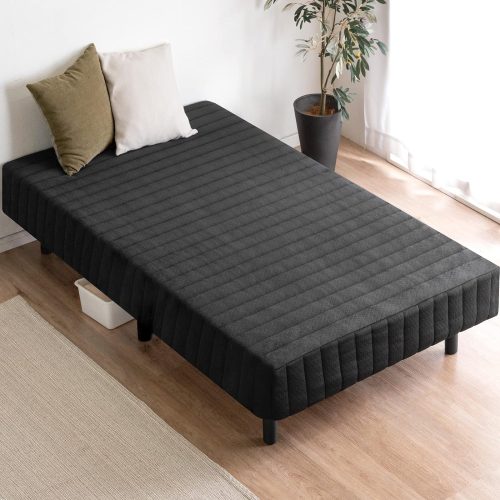 タンスのゲン シングル RENEWワントーンデザイン 圧縮タイプ 一体型脚付きマットレス 洗えるカバー付 17800062