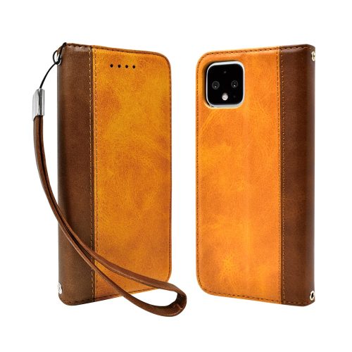 シズカウィル(shizukawill) Google Pixel シリーズ レザーケース 手帳型 PUレザー フック型ストラップ付き GO-PI3ABIRB 2024