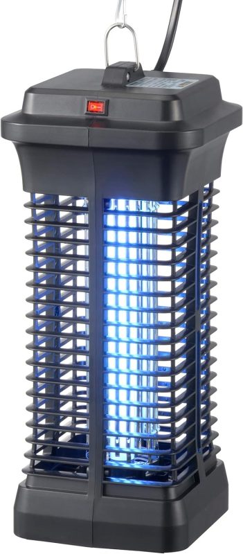 オーム電機(OHM) 電撃殺虫器 電源スイッチ付き OBK-GH106W 08-0210