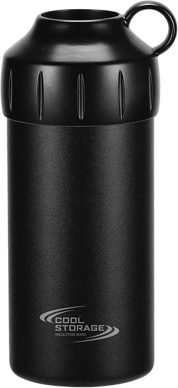 パール金属(PEARL METAL) クールストレージ ペットボトルクーラー 500･600ml兼用 ブラック D-6483