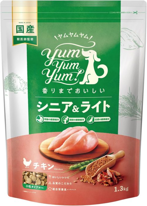ヤムヤムヤム(yum yum yum!) シニア＆ライト チキン ドライタイプ