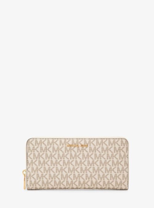 マイケル・コース(MICHAEL KORS) JET SET スリム ジップアラウンド コンチネンタル ウォレット ラージ - MKシグネチャー