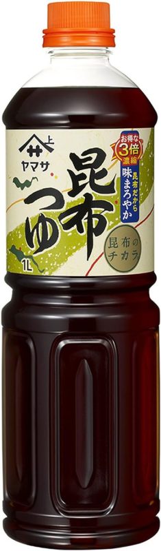 ヤマサ醤油 昆布つゆ