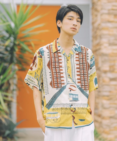 ジャーナルスタンダード(JOURNAL STANDARD) BINDU Indian cotton pattern S/S シャツ