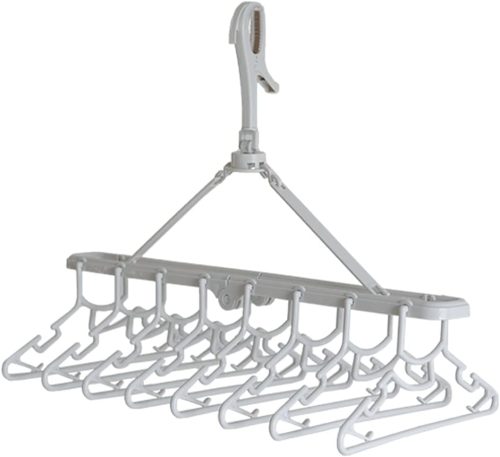 プッパプーポ(PUPPAPUPO) ベビー&キッズ ハンガー 8連 折りたたみ