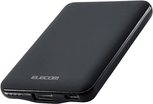 エレコム(ELECOM) 薄型コンパクトモバイルバッテリー EC-C04BK 2022