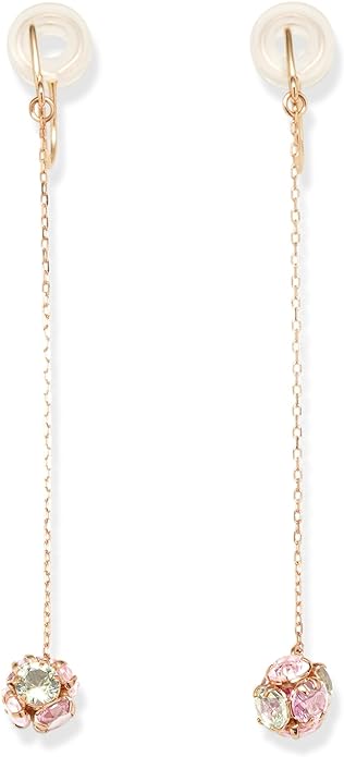 ブルーム(BLOOM) K10 ピンクゴールド キュービックジルコニア イヤリング from spring