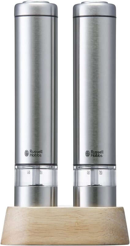 ラッセルホブス(Russell Hobbs) 電動ミル ソルト&ペッパー ミニ 2本セット 7933JP