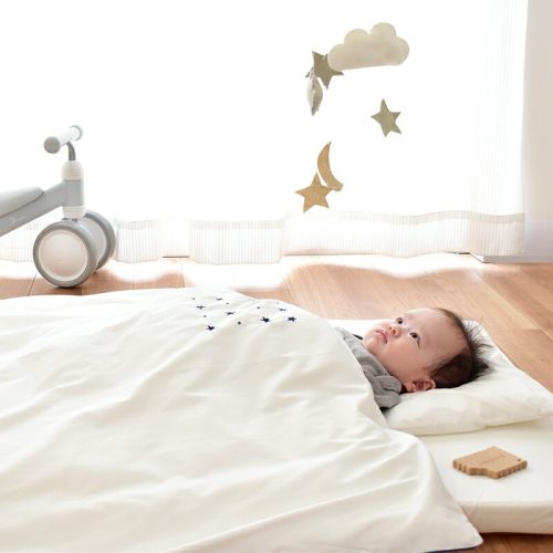 こだわり安眠館(Kodawari Anminkan) 西川 Coucou うずまきキルト お昼寝布団 5点セット BB-1588-16009