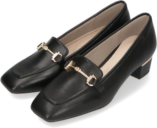 オリエンタルトラフィック(Oriental TRaffic) メタリックラインビットヒールローファー