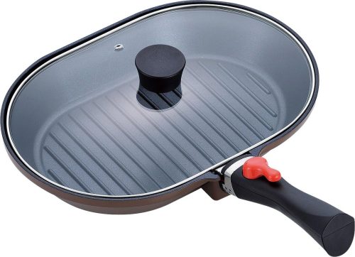 和平フレイズ マローネシェフ IH対応着脱式ハンドルオーバルパン MM-9546