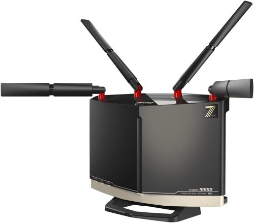 バッファロー(BUFFALO) Wi-Fi 7対応トライバンドルーター フラッグシップモデル WXR18000BE10P 2024