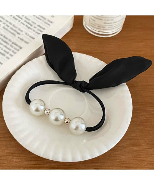 ミニミニストア(Miniministore) ヘアゴム パール リボン