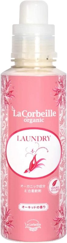 ラ コルベイユ(La Corbeille) オーガニック ランドリー柔軟剤ボトル オーキッドの香り