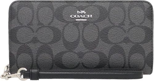 コーチ(COACH) ロング ジップ アラウンド ウォレット シグネチャー キャンバス