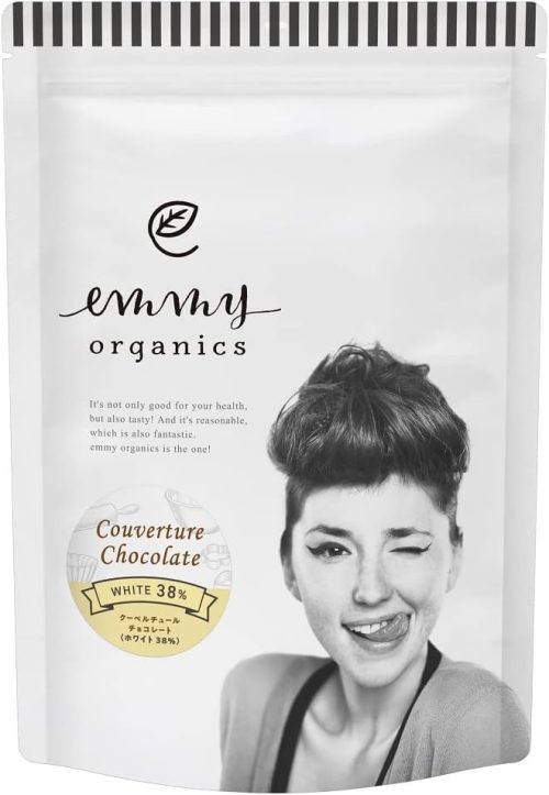 emmy organics クーベルチュール ホワイトチョコレート カカオ38%