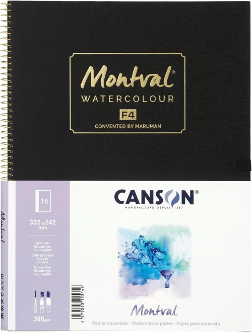 マルマン キャンソン モンバル水彩紙 スケッチブック F4 C14A