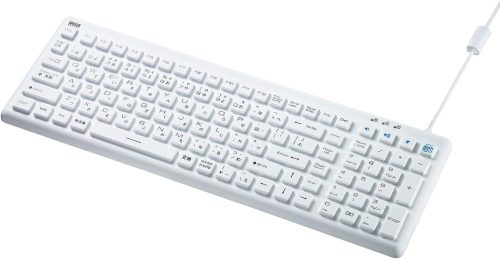 サンワサプライ(SANWA SUPPLY) 抗菌防水防塵キーボード SKB-BS7W 2021