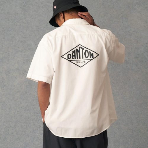 ダントン(DANTON) MEN'S BACK LOGO SHORT SLEEVE WORK SHIRT