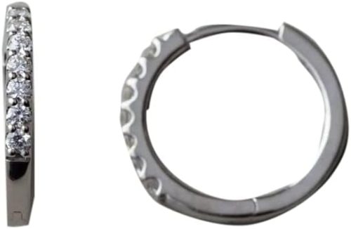 エテ(ete) PT900 ダイヤモンド フープ ピアス