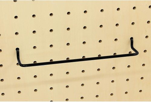 和気産業 穴あきボード用 黒ハンガー175mm ANB-806